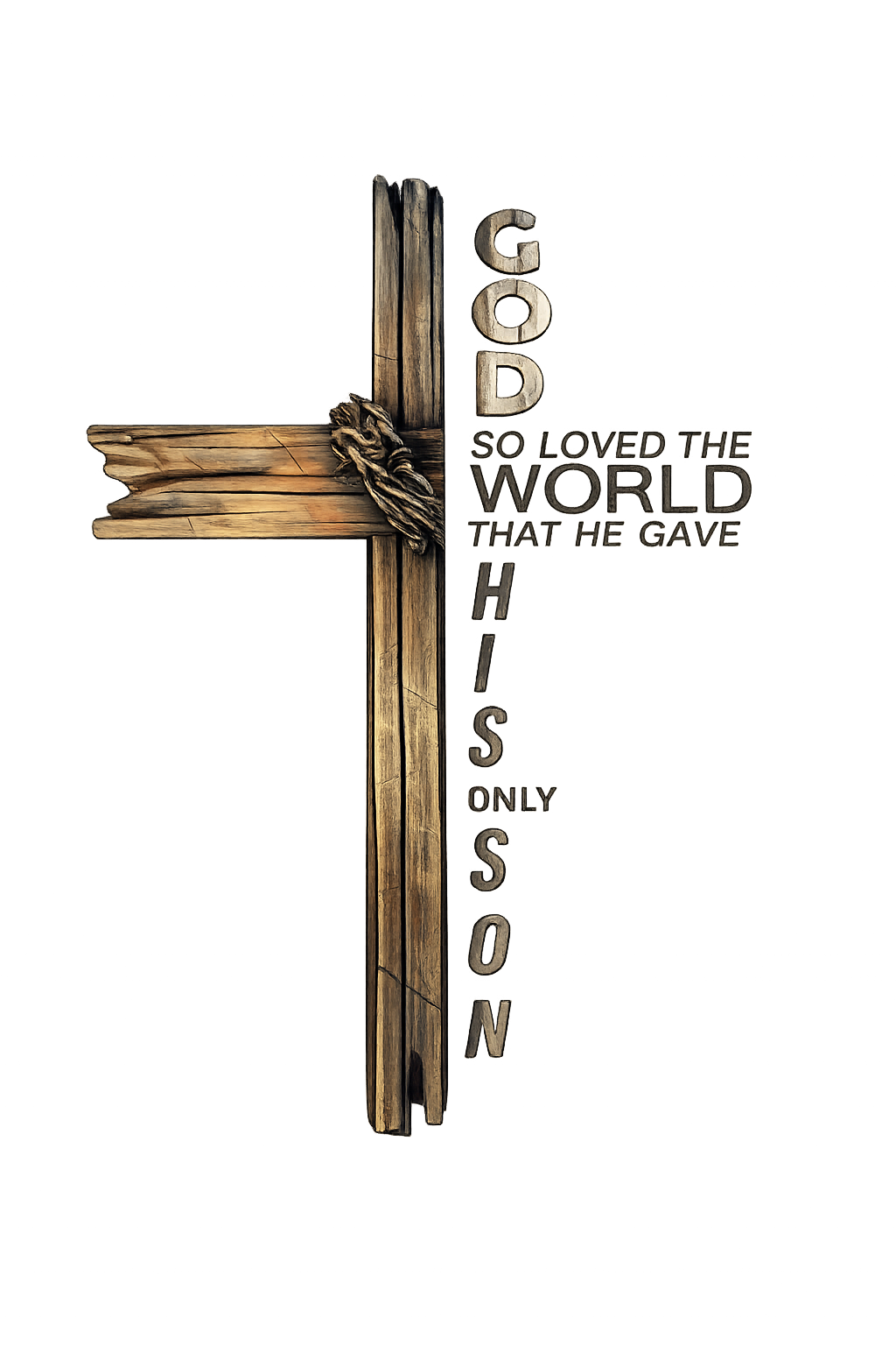 God His Son Cross Tshirt