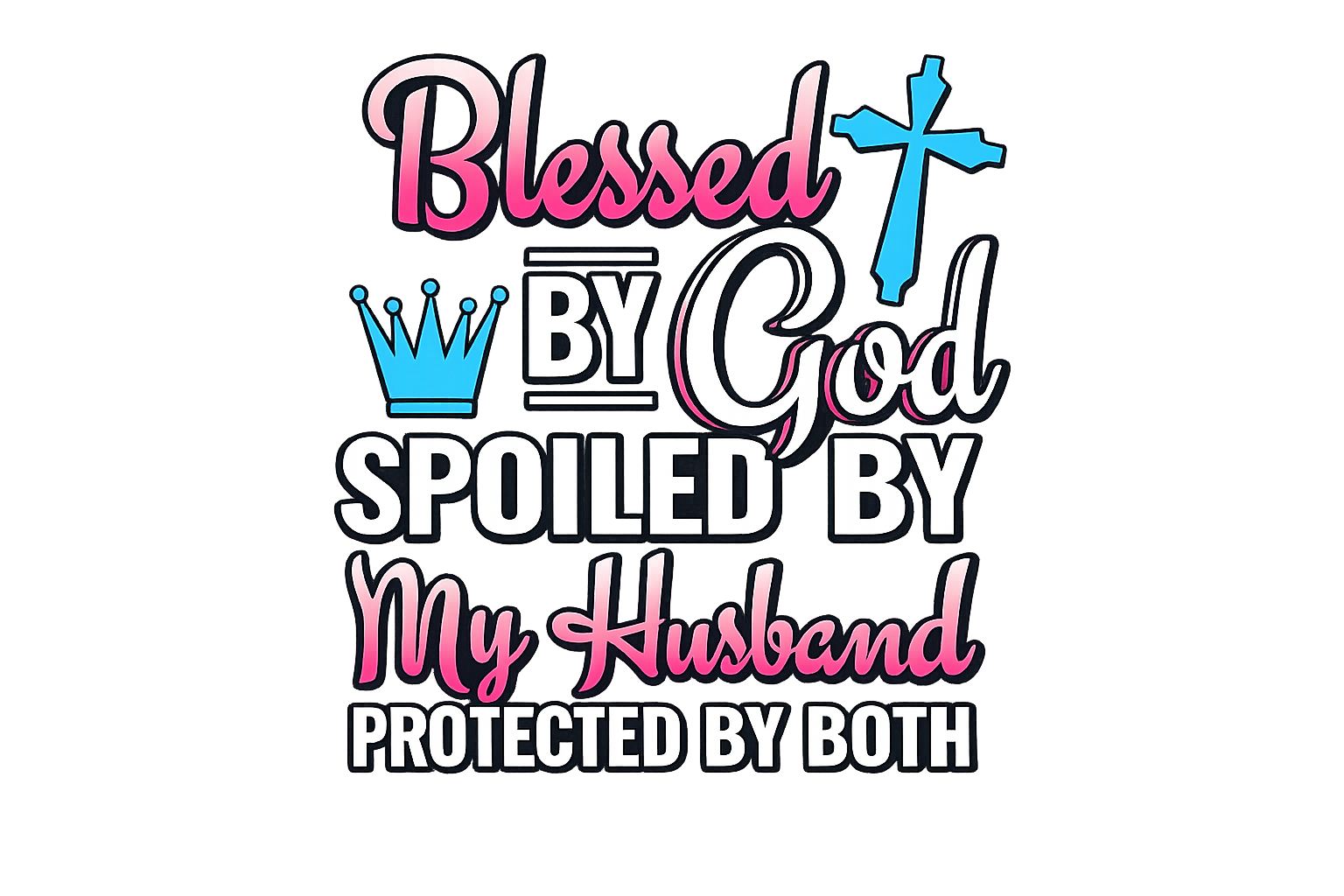 Blessed by God T-shirt