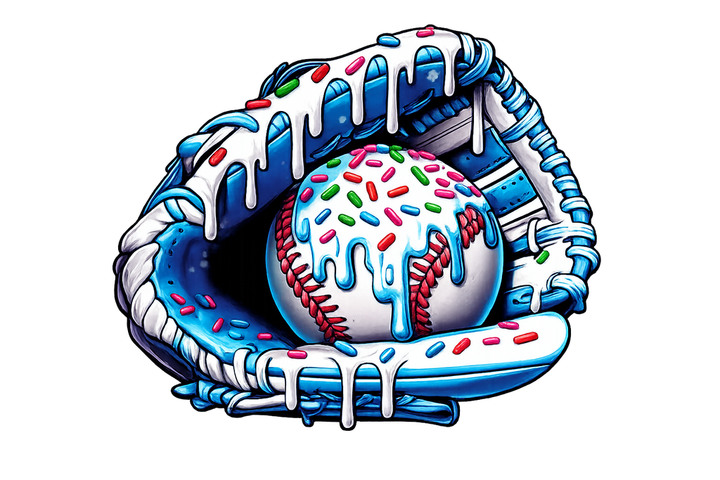 Baseball Glove Drip Tshirt