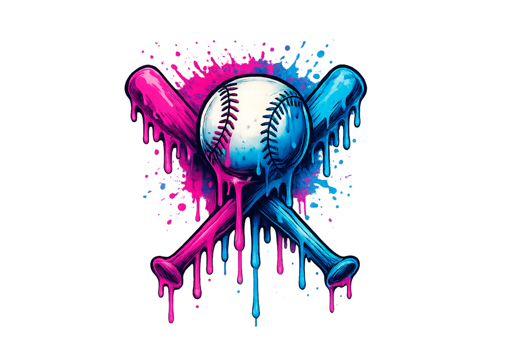 Baseball Bats Drip Tshirt