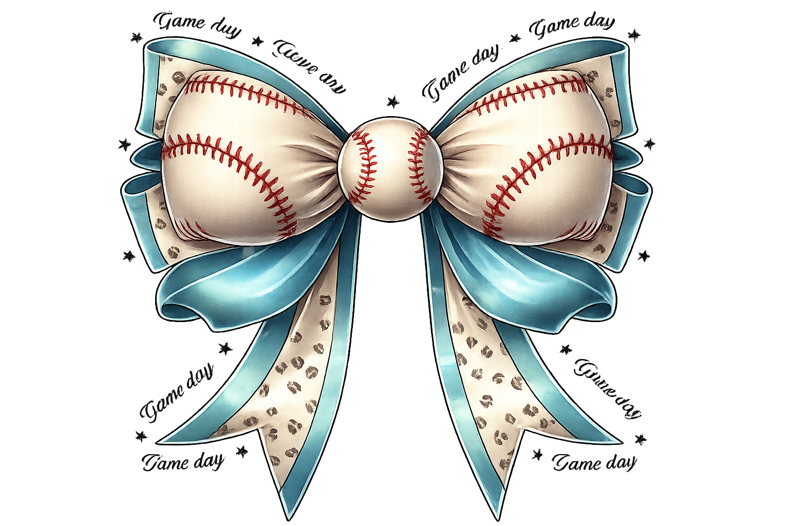 Baseball Bow Tshirt