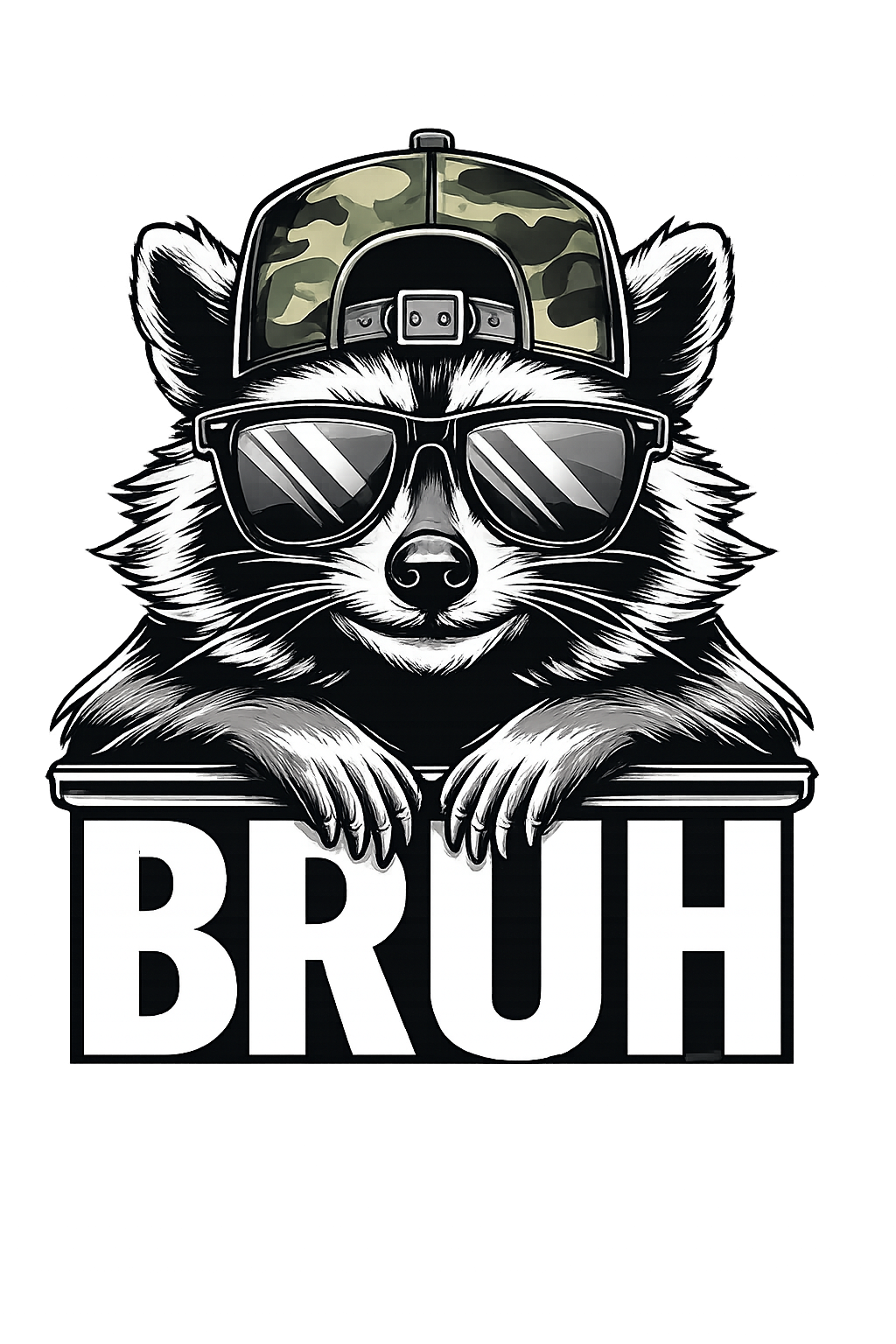 Racoon Bruh Tshirt