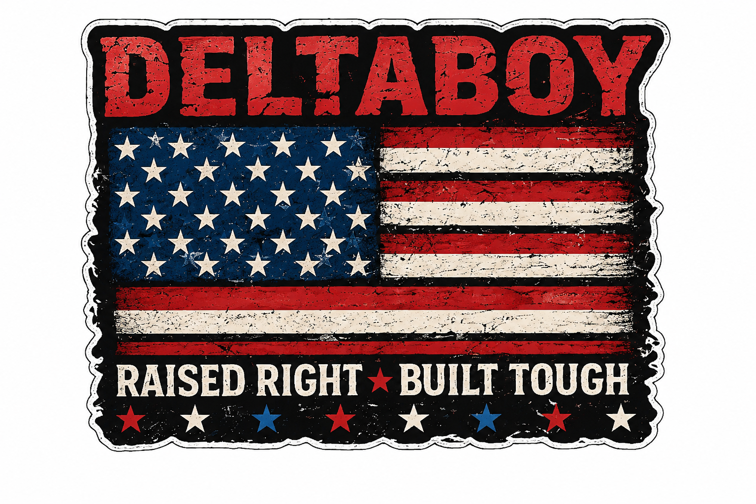 Delta Boy American Flag T-shirt